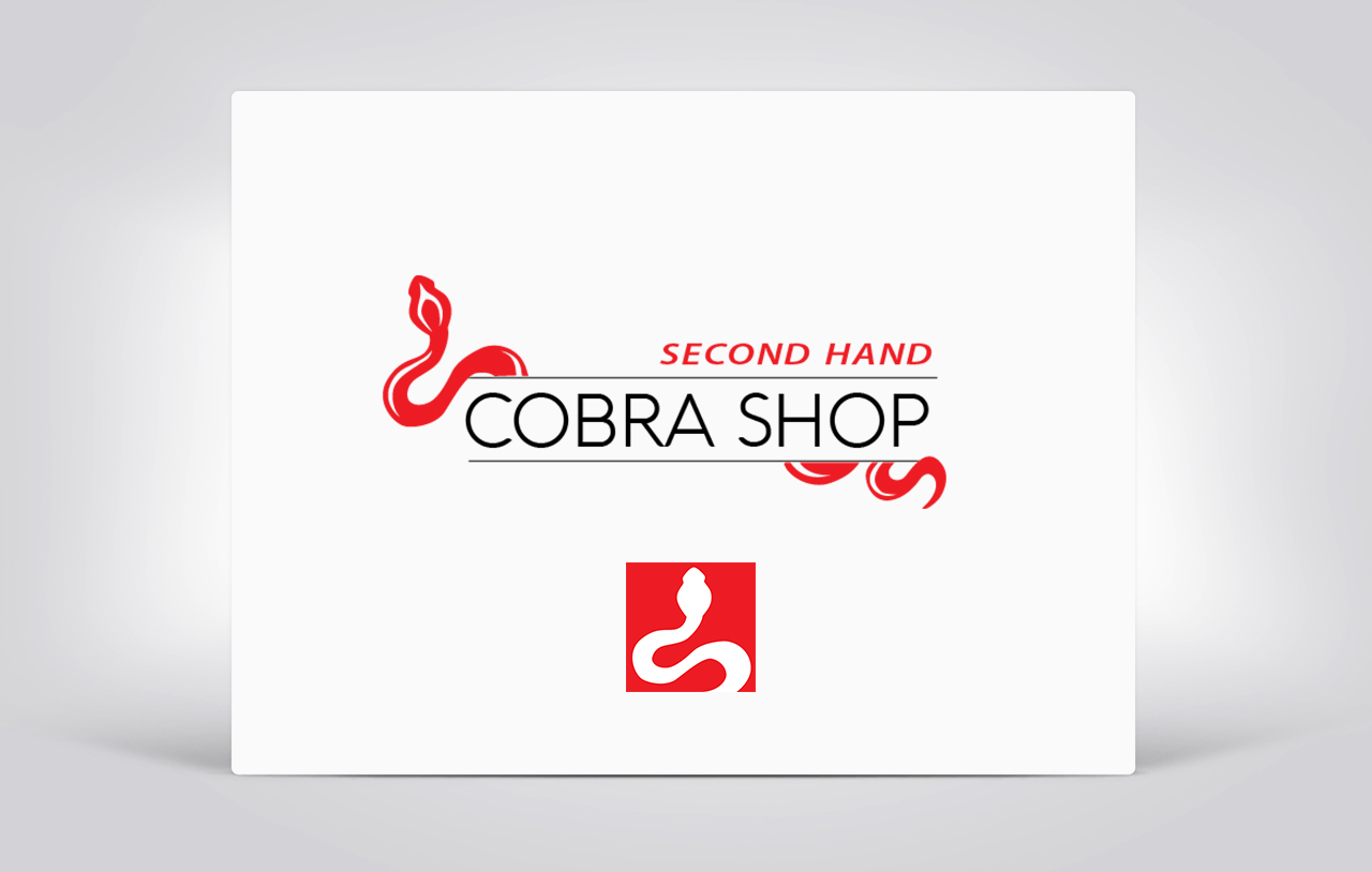 Logo design wiyh favicon for Cobra shop