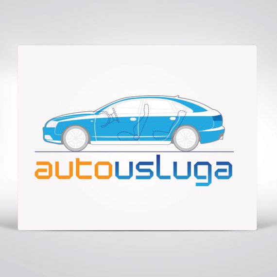 Auto usluga logo design